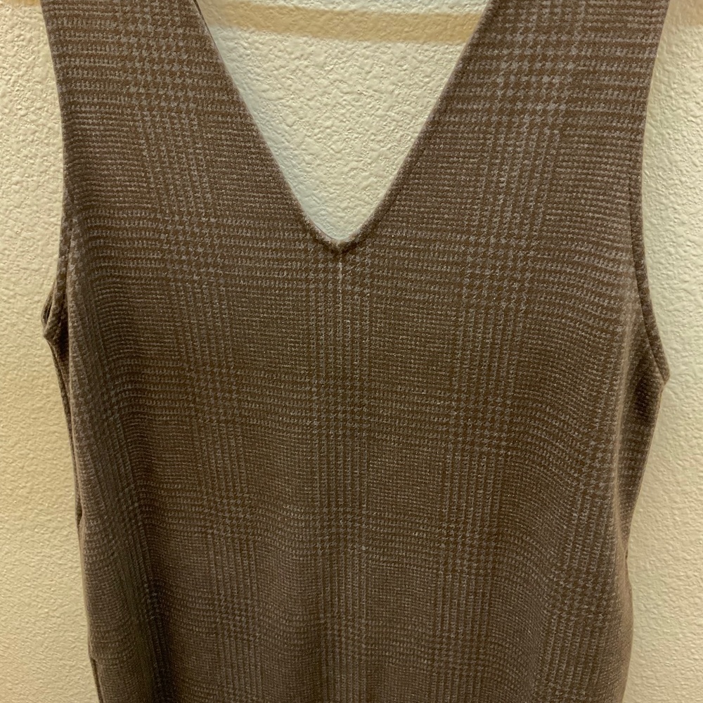 Uniqlo Check Jumper Skirt
